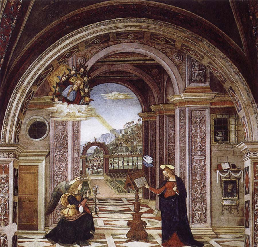 Bernardino Pinturicchio the Verkundigung